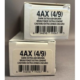 L’ANZA L'ANZA Healing Cream Hair Color 4AX Dark Extra Ash Brown Set of 2 New 3 fl. oz