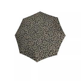 reisenthel Umbrella Pocket Classic Compact Pocket Umbrella Made from Recycled PET Bottles with Ergonomic Handle Design, taupe, Robust pocket umbrella