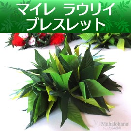 Flat maire raurii Double Bracelet Wristband (Green 3 Tone) 22 cm Stretchy