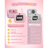 Instant Camera, Front Rear Dual Selfie Kids Camera with 1080P