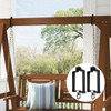 Dakzhou 2 Heavy Duty Swing Hangers, Swing Set Accessories for