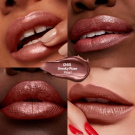 REVLON Revlon Super Lustrous Lipstick, Creamy Formula For Soft, Fuller-Looking Lips, Moisturized Feel, 245 Smoky Rose, 0.15 oz