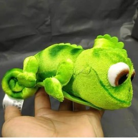 TONGMAN 18CM Pascal Plush Shoulder Riding Chameleon Stuffed Animal Toy,Chameleon Plush Doll,Lizard Plush Animal Toys,Pascal Plushies Present, Fan Gifts for Boys and Girls