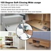 JinBoCheng 1 Pack 105 Degree Soft Closing Support Rod Hinges,Pull