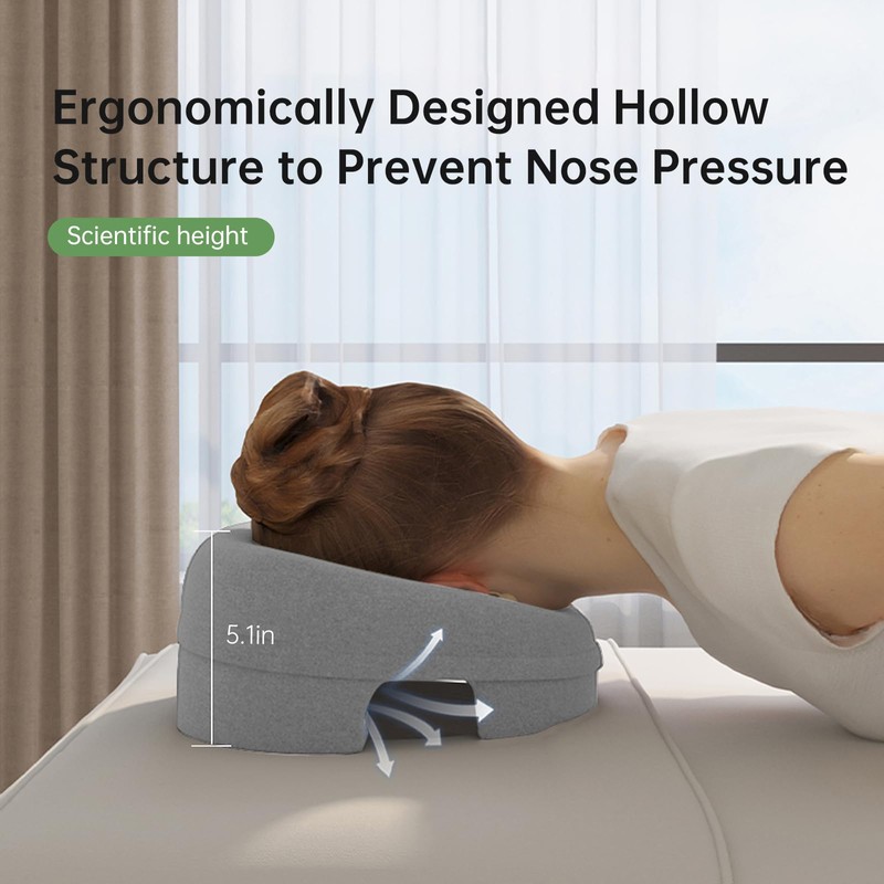 UTJZIB Face Down Pillow for Massage & Sunbathing - Headrest