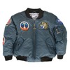 Up and Away Boys' Space Shuttle Jacket 12 Blue