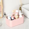 Multiuse Caddy Organizer with Handle - Stackable Plastic Tote Bin