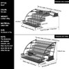 HZBL-LP 3-Tier Pull Down Spice Rack Organizer for Inside Cabinet