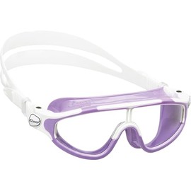 Cressie DE203241 Swimming Goggles, For Kids, Single Eye Type Lenses, UV Protection, Scratch-Resistant, Shatterproof, Lilac/Lilac & White
