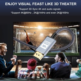 sweguard 4K HDMI Cable 7.5 Metres, HDMI Cable 4K @ 60Hz 18Gbps Short 50 cm High Speed HDMI 2.0 Cable Gold-Plated Connectors with Ethernet/Audio Return Channel, Compatible with Video 4K UHD 2160p, HD