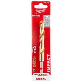 Milwaukee SWave 48894728 Metal Drill Bit HSS-G TiN 12.5 mm (1 Piece)