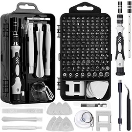 Destornilladores de Precisión Set de Precisión 115 en 1,Juego de Destornilladores,Herramientas de Reparación para Smartphone, PC,Portátil, Laptop, Reloj, Juguetes, Gafas, Destornillador Gafas