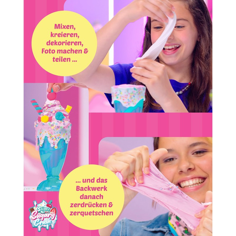 SLIMY Sugary Crush Milkshack, Slime and Clay Creative Set, Baking