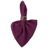 DII Solid Napkin Set Collection, 20x20, Eggplant, 6 Piece