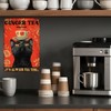 Funny Black Cat Tin Sign Ginger Tea It'S Always Tea