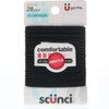 Scunci No Damage Hair Elastics, Medium, Black 28 ea