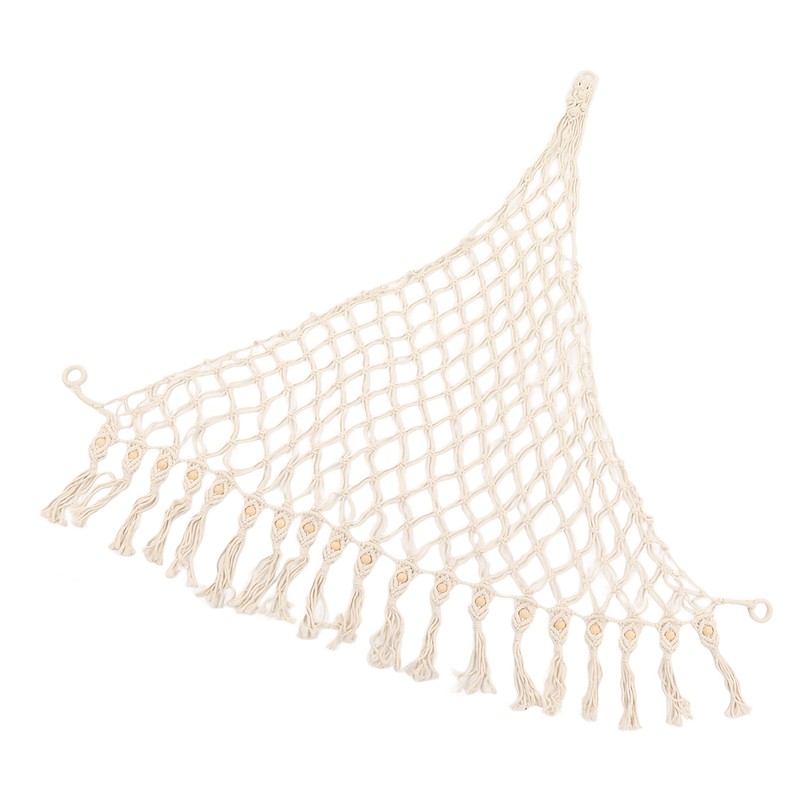 Stuffed Animal Hammock Hand Knitted Bohemian Style Cotton Rope Widely