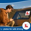 2 Pack Magnetic L Plates for Car, Fully Magnetic Learner