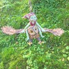 Pixie Riding Owl, Rope Hanging Ornament - Green Garden Home