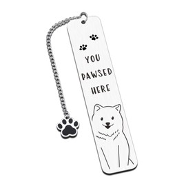 Stocking Stuffers for Women, Dog Lovers Gifts for Women, Funny Bookish Gifts for Dog Lovers, Dog Metal Bookmark, Cute Dog Book Marks for Friends, Christmas Gifts for Girlfriend Wife