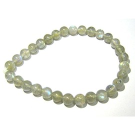 CRYSTALMIRACLE Labradorite 7mm Gemstone Beaded stretch Bracelet Crystal Healing Energy Gift fashion accessory