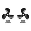 sourcing map 2Set RC Boat Propeller, 3 Blades Propellers 4mm