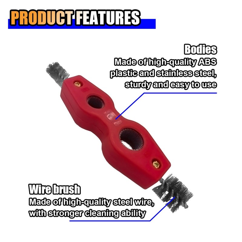 4 in 1 Car Battery Terminal Cleaner, Car Battery Post
