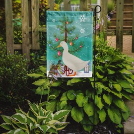 Caroline's Treasures BB9227GF American Pekin Duck Christmas Flag Garden Size, Small, Multicolor