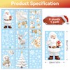 AXEN Christmas Window Clings, Window Sticker for Glass Christmas Decorations,