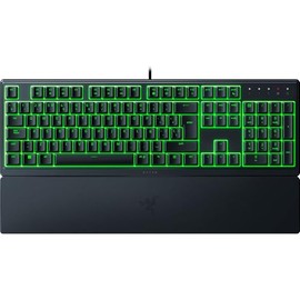 Razer Ornata V3 X Teclado para Juegos: Teclas De Perfil Bajo - Interruptores De Membrana Silenciosos - Resistente A Derrames - Iluminación Chroma RGB - Reposamuñecas Ergonómico - Negro Clásico