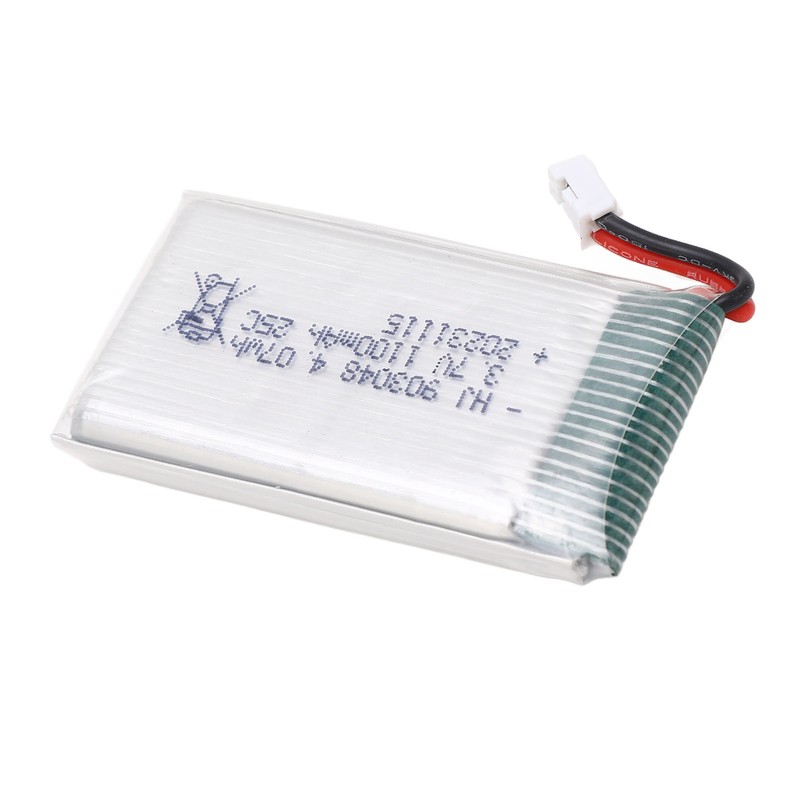 3.7V 1100mAh Battery With PH2.0 Connector Drone Flight Battery Li