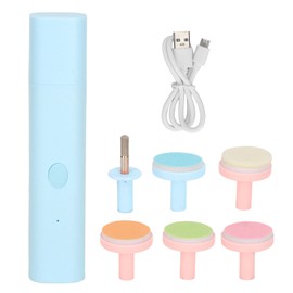 Baby Nail Trimmer Electric Soft Polishing Head Grinding Head Baby Nail Clipper for Home Blue