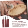Uonlytech 3pcs Sandpaper Grinding Rollers Rotary Tool Sanding Drum Mandrels