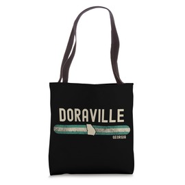 Doraville GA | Georgia | Travel & 80s Style Tote Bag