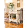 Reclaimed Wood Luxe Accent Table (All-White) SKU 1124
