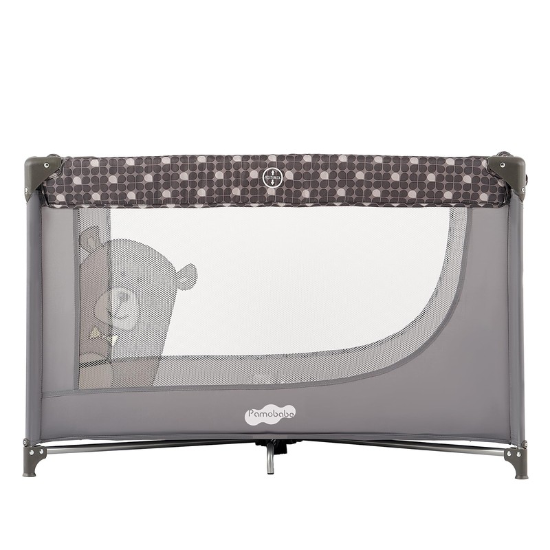 Pamo Babe Portable Crib Baby Playpen with Mattress and Carry