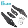 52 Inch Curved LED Light Bar Mount Brackets Upper Windshield