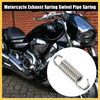 BULLSPANN Motorcycle Universal Exhaust Pipe Spring 43 mm Stainless Steel