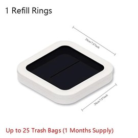 Smart Bin Filling Ring, 3 Counts Durable Garbage Bag Ring with Trash Bags, Garbage Bag Holder, Home Care Supplies for Living Room & Bedroom & Kitchen