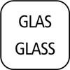 APS 93141 Mixing Glass with Lip, Diameter 9 cm, Height