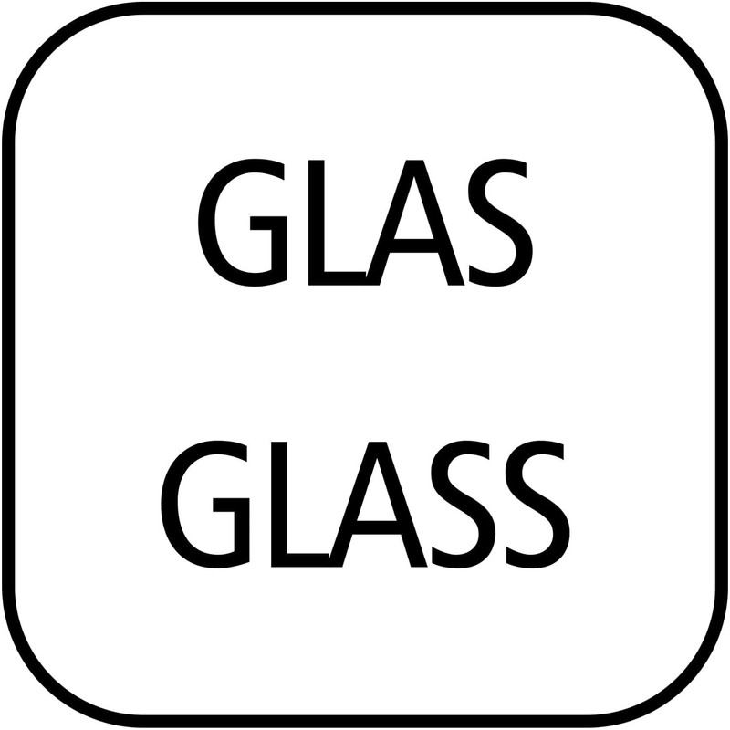 APS 93141 Mixing Glass with Lip, Diameter 9 cm, Height