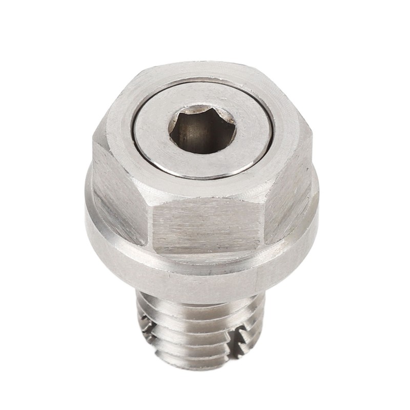 Piggyback Oil Drain Plug Stainless Steel Oversize Self Tapping Oil