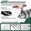 HSEAMALL Right Angle Drill Attachment, 90-Degree Chuck, 1-10mm Range, 8mm