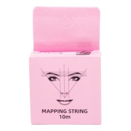 Hilo Entintado Mapping Para Trazar Diseño Microblading Color Rosa