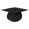 Newrara Graduation Unisex Matte Adult Graduation Cap with Tassel (Black)