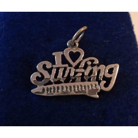 Wholesale Charms flaw Sterling Silver 15x22mm says I Love Surfing w/Surf Board Charm