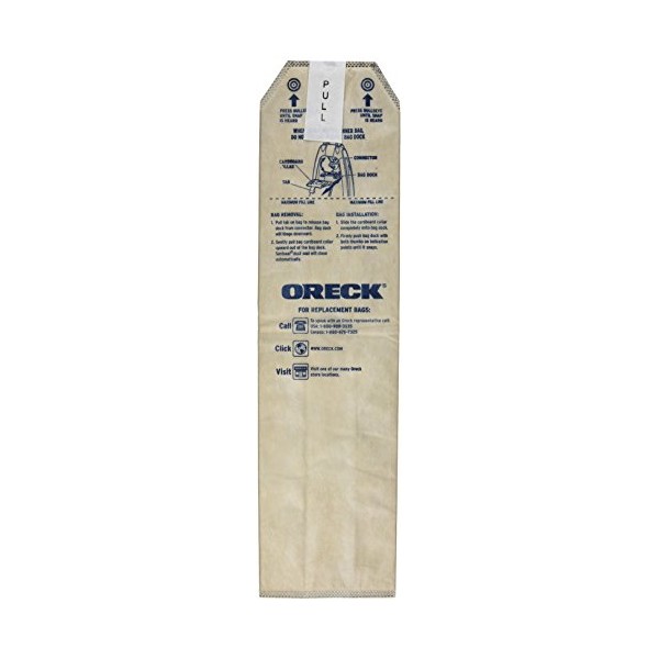 Oreck Vacuum Cleaner Bags for Magnesium Upright Vacs, Pack of