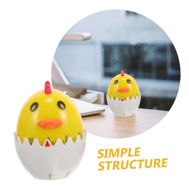 Zerodeko 2pcs Cartoon Mechanical Timer for Cooking and Baking Countdown