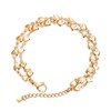 mnmoom Heart Bracelet for Women,7-8.5 Inches Adjustable Stainless Steel heart