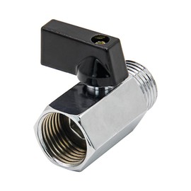 Homhelar 1/2" RV Hot Water Drain Valve Replacement Drain Plug, 1/2 inch Mini Ball Valve Shut-Off Valve, Wide Mouth, Easy Access Replacement Drain Plug